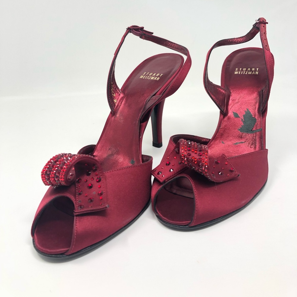Stuart Weitzman Dark Red High-heels (Woman’s 10)